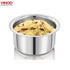 Vinod Claro Heavy Gauge Stainless Steel Tope Plain 1.5 mm Capacity 3000 ml