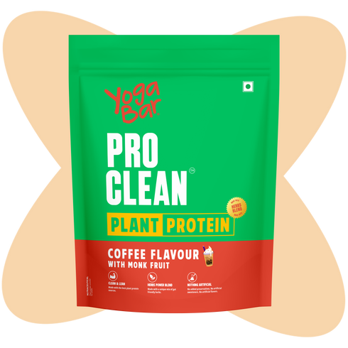 Yoga Bar ProClean Plant Protein with Monk Fruit (Coffee) 500g