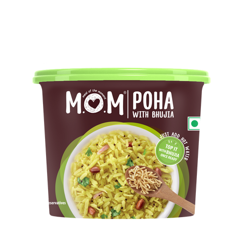 Mom's Poha with Bhujia