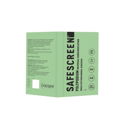 Chosen SAFESCREEN Polypodium 1 5ml Redeem for 150 Zola Points