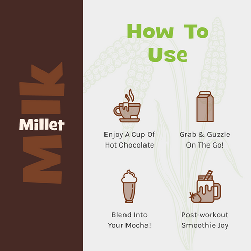 Nourish You Millet mlk chocolate flavour | subscription 200 ml (pack of 6)