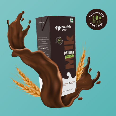 Nourish You Millet mlk chocolate flavour | subscription 200 ml (pack of 6)