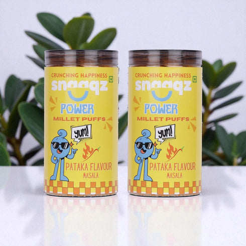 SNAAQZ Power Millet Puffs Patakha Masala 120gm