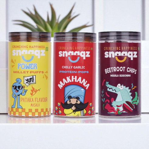 SNAAQZ Travel-Friendly Combo (Pack of 3)