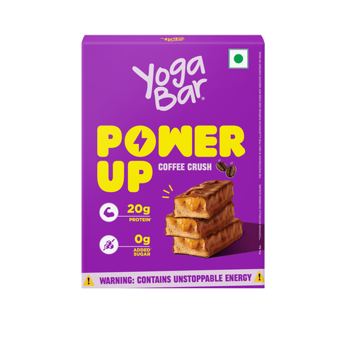 Yoga Bar Power Up Coffee Crush 20g Protein Bars