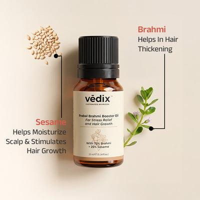 Vedix Prabal Booster Oil With Brahmi & Sesame