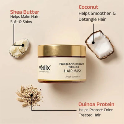 Vedix Pratida Hair Mask With Coconut & Shea Butter 200gms