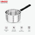 Vinod Stainless Steel Premium Hammered Sauce Pan Heavy Gauge 1800 ml Milk Pan Tea Pan Induction and Gas Stove Compatible Dishwasher Safe Durable Tea Pot for Kitchen No 12