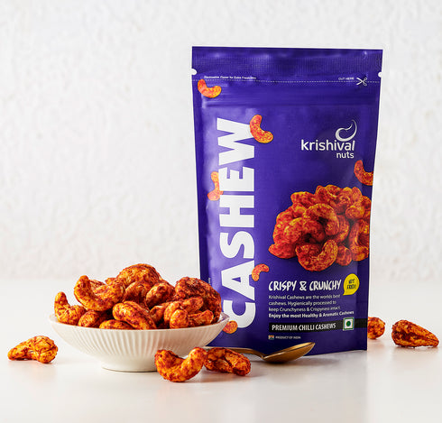 Krishival Chilli Cashew 500gm