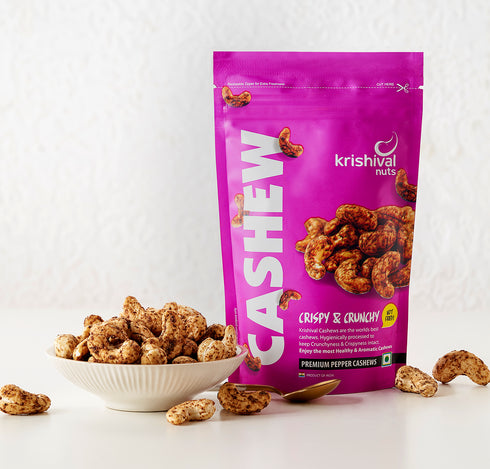 Krishival Pepper Cashew 250gm