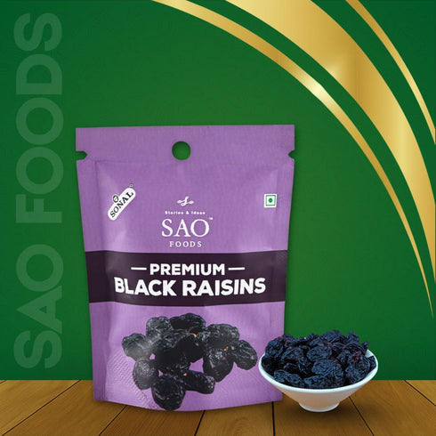 SAO Foods Premium Black Raisins