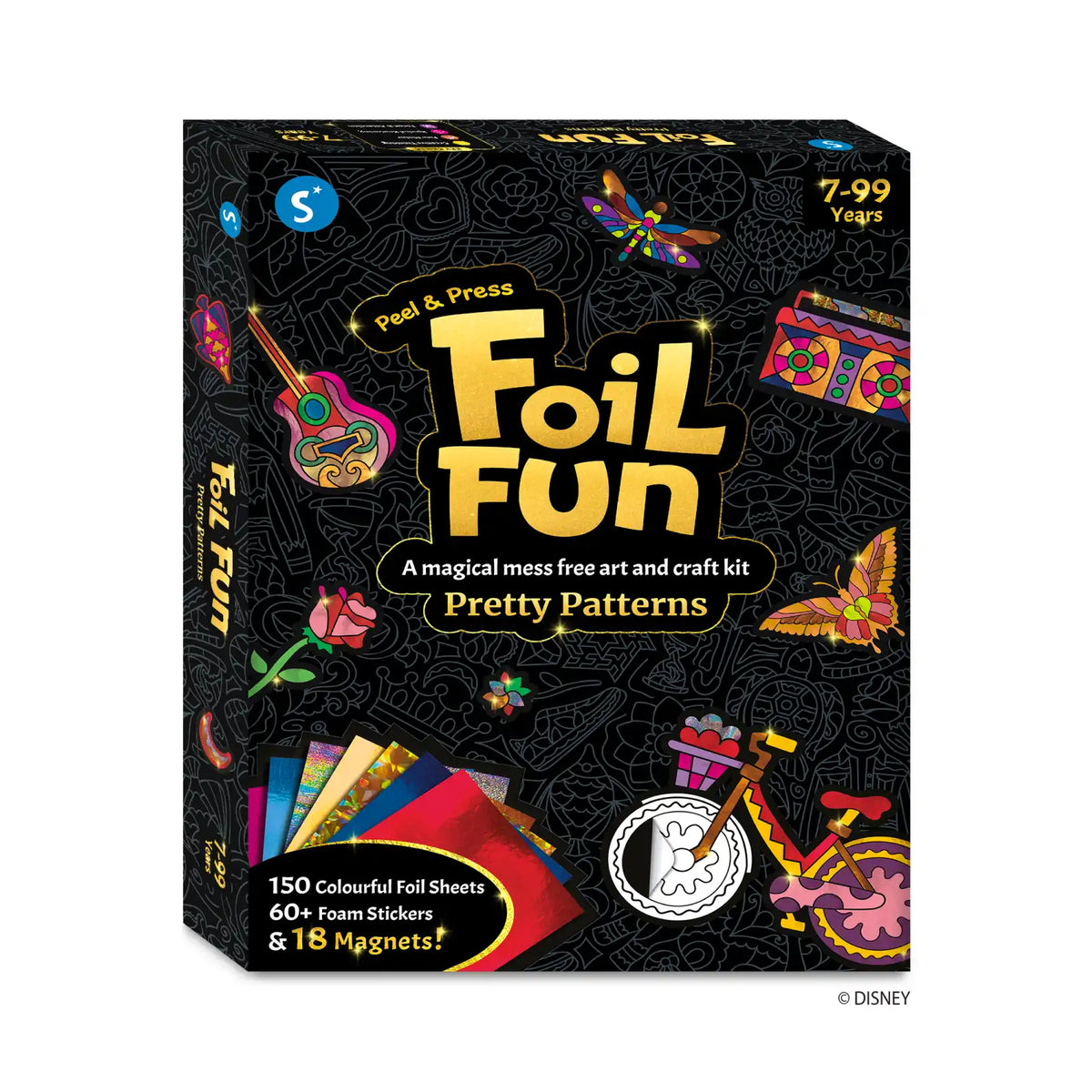 Skillmatics Foil Fun Pretty Patterns No Mess Art Kit Ages 7 and Up