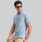 XYXX Linea Cotton Polo T-shirt - Sky Blue