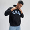 XYXX Crew Oversized Hoodie - Ink Black