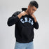 XYXX Crew Oversized Hoodie - Ink Black