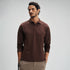 XYXX Full Sleeve Polo - Espresso Brown