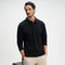 XYXX Full Sleeve Polo - Pitch Black
