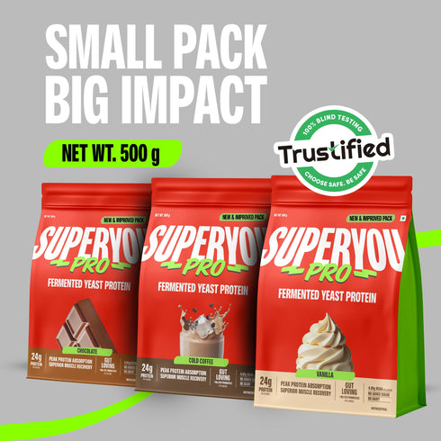 Superyou Vanilla Fermented Yeast Protein 500G + Unflavoured Creatine