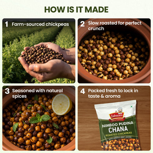 Jabsons Foods Nimboo Pudina Roasted Chana