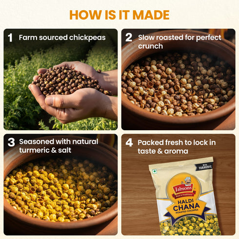 Jabsons Foods Haldi Roasted Chana