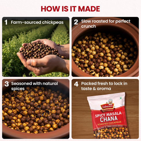 Jabsons Foods Spicy Masala Roasted Chana