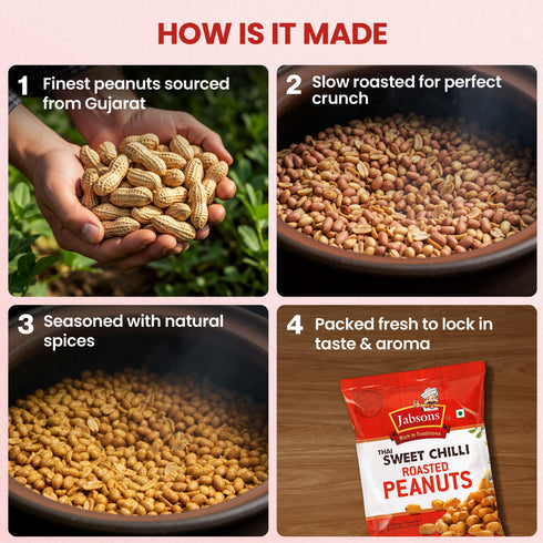 Jabsons Foods Thai Sweet Chilli Roasted Peanut