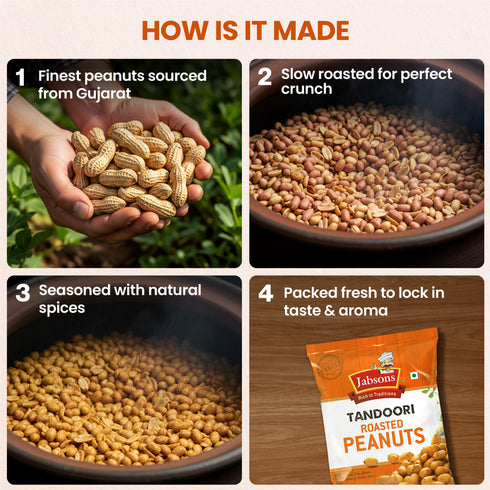 Jabsons Foods Tandoori Roasted Peanuts