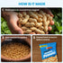 Jabsons Foods Unsalted Roasted Peanuts
