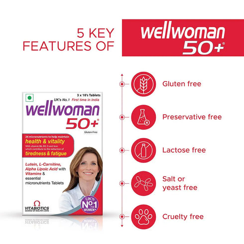 Vitabiotics Wellwoman 50+