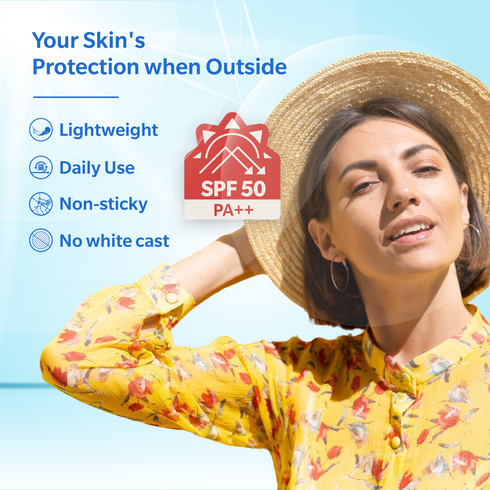 Dazller Cosmetics Sun Smart Lite Lotion | SPF50 PA++ | 50g