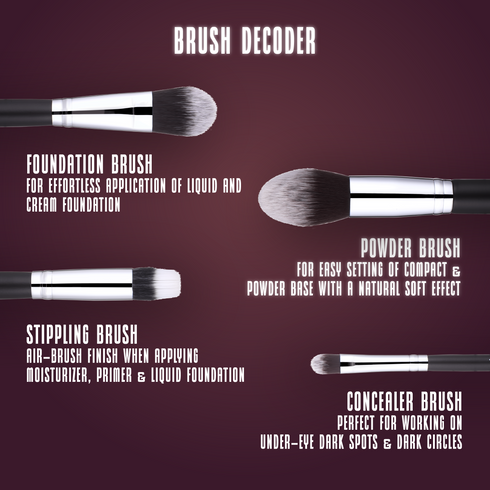 Dazller Cosmetics Eterna Radiate Brush Kit