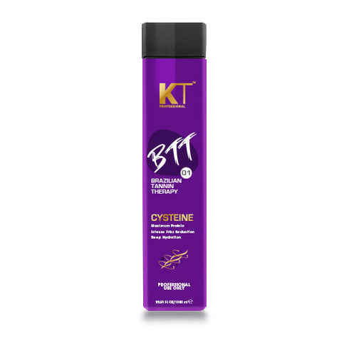 Kt Professional BTT 01 Cysteine Brazilian Tannin Therapy Treatment Maximum Protein Intense Frizz Reduction Deep Hydration