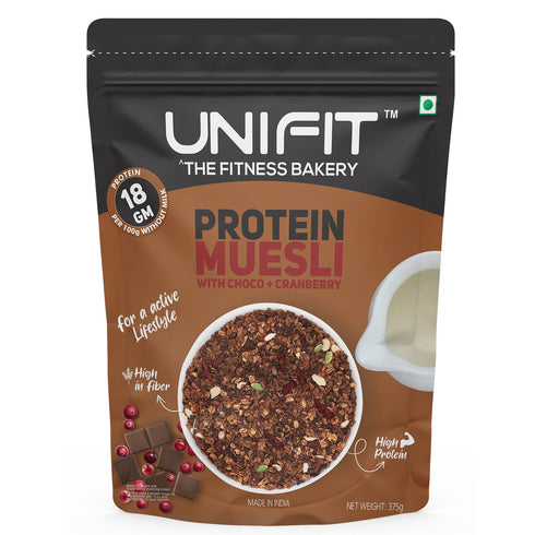 UNIFIT Protein Muesli with Chocolate and Cranberry