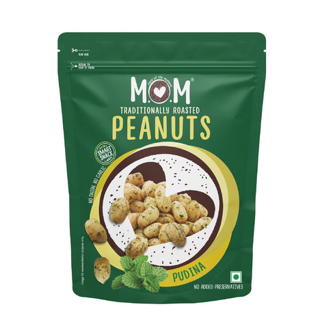 Mom's Roasted Pudina Peanuts