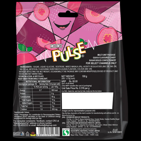 Pass Pass Pulse Candy Pyramid Pack|Guava