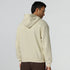 XYXX Pulse French Terry Cotton Blend Oversized Hoodies Almond White