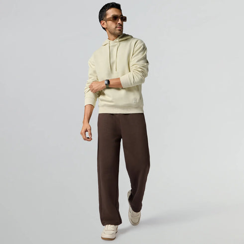 XYXX Pulse French Terry Cotton Blend Oversized Hoodies Almond White