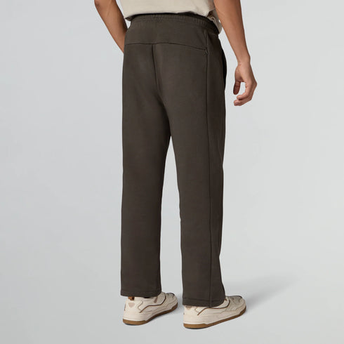 XYXX Pulse French Terry Cotton Blend Oversized Hoodie And Sweatpants Co Ord Set Almond White And Malt Brown