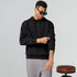 XYXX Pulse French Terry Cotton Blend Oversized Hoodie And Sweatpants Co Ord Set Pitch Black And Opal Grey