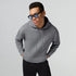 XYXX Pulse French Terry Cotton Blend Oversized Hoodie and Sweatpants Co Ord Set Opal Grey And Pitch Black