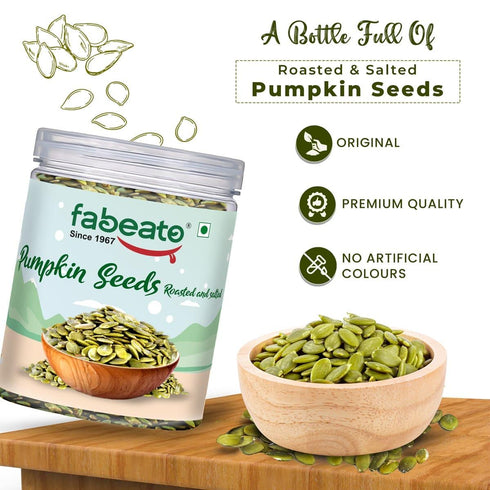 Fabeato Roasted & Salted Pumpkin seeds