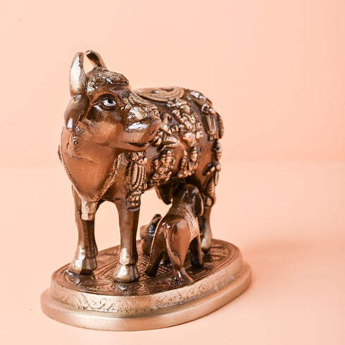 Samskara Home Punyakoti Cow And Calf Idol