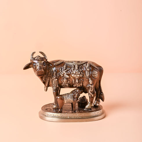 Samskara Home Punyakoti Cow And Calf Idol