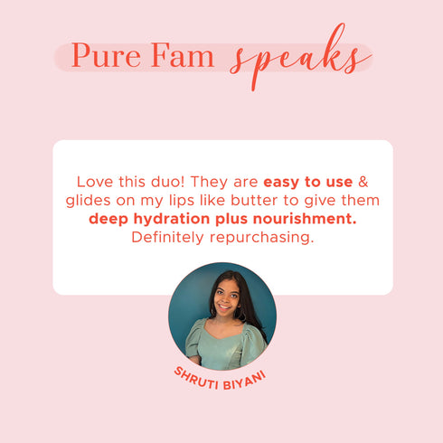 PureSense Luxurious Lip Care Duo | From the makers of Parachute Advansed
