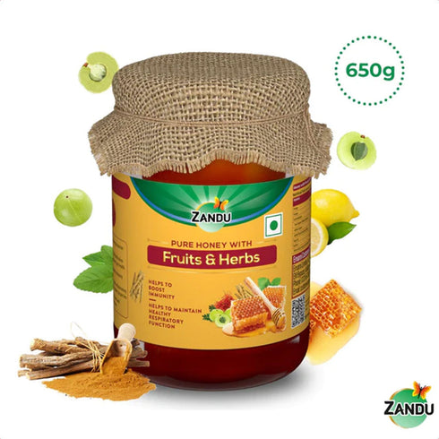 Zandu Pure Honey with Fruits & Herbs
