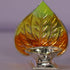 Pure Silver Gold Betel Leaf Pattern Diya 20.74g