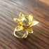 Pure Silver Gold Coated Lotus Flower 5g Each