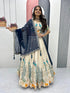 Ethenika Pure Tissue Silk Thread Sequence Lehenga Choli