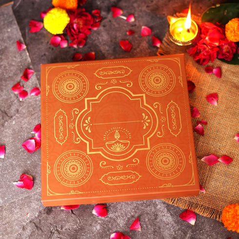 Servdharm Pure Brass Kuber Diya Gift Set | Set of 9 Diyas