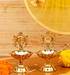 Servdharm Pure Brass Shankh Chakra Diya (Set of 2) 3.5 Inch | 142 g